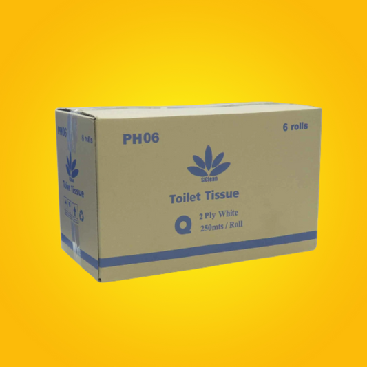 8.0 Papel Higiénico Jumbo 6 Rollos x 250mts 2 pliegos